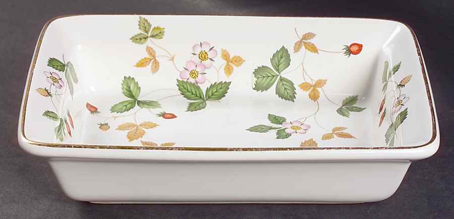 Wild Strawberry (Bone & Oven To Table) Hors d'Oeuvres Dish by Wedgwood-1