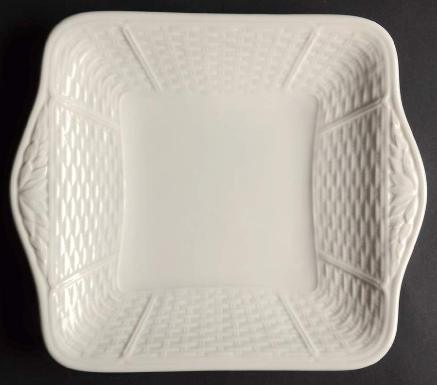 Willow Weave Square Handled Cake Plate by Wedgwood-1