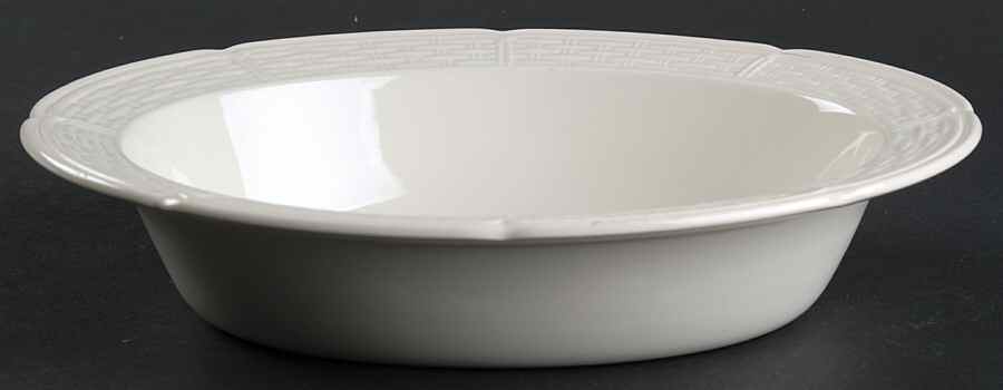 Willow Weave 10" Oval Vegetable Bowl by Wedgwood-1