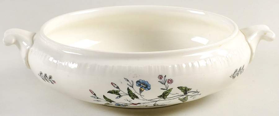 Williamsburg Wild Flowers Round Vegetable No Lid by Wedgwood-1