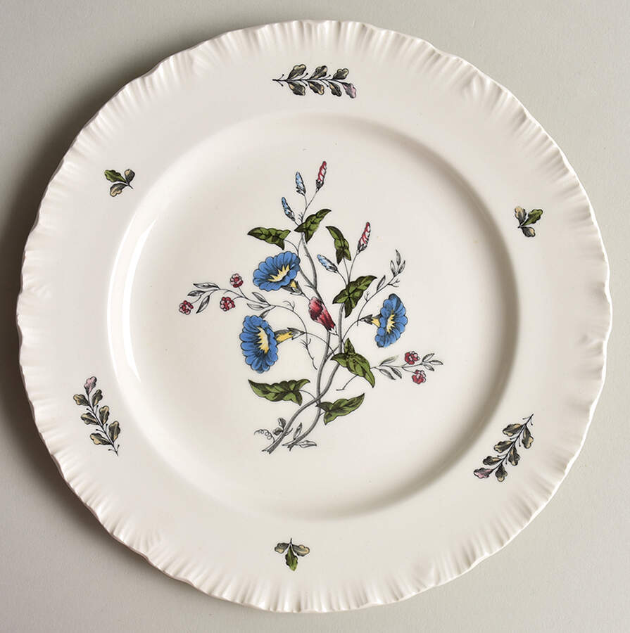 Williamsburg Wild Flowers Salad Plate by Wedgwood-1