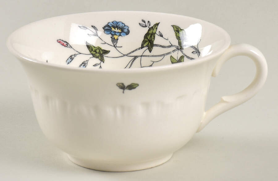 Williamsburg Wild Flowers Flat Cup by Wedgwood-1