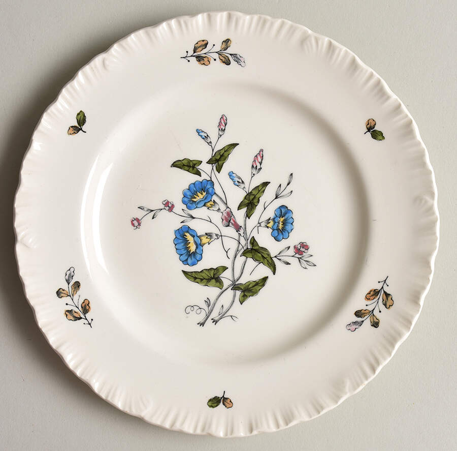 Williamsburg Wild Flowers Bread & Butter Plate by Wedgwood-1