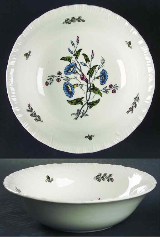 Williamsburg Wild Flowers Coupe Cereal Bowl by Wedgwood-1