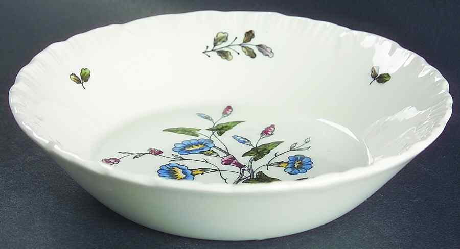 Williamsburg Wild Flowers Fruit/Dessert (Sauce) Bowl by Wedgwood-1