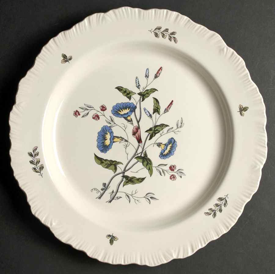 Williamsburg Wild Flowers 12" Chop Plate (Round Platter) by Wedgwood-1