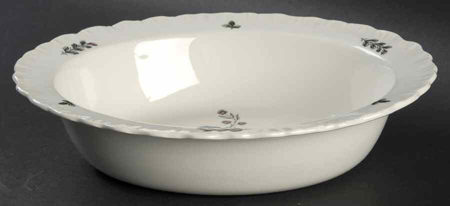 Williamsburg Wild Flowers 9" Oval Vegetable Bowl by Wedgwood-1