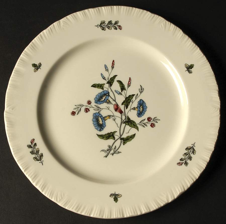 Williamsburg Wild Flowers Luncheon Plate by Wedgwood-1