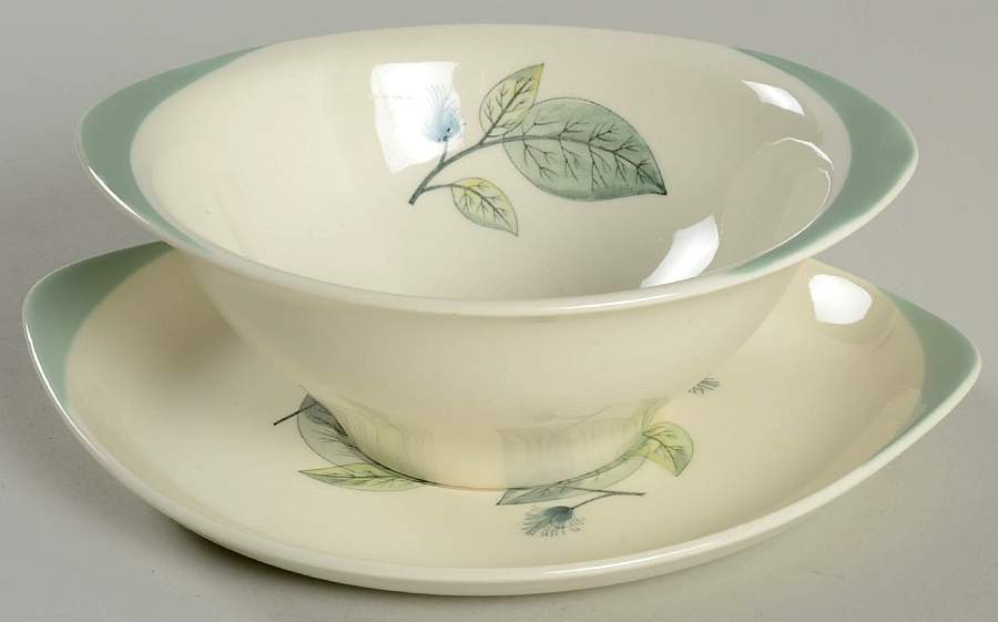 Woodbury Flat Cream Soup Bowl & Saucer Set by Wedgwood-1
