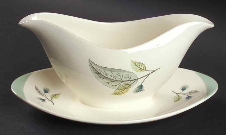 Woodbury Gravy Boat with Attached Underplate by Wedgwood-1