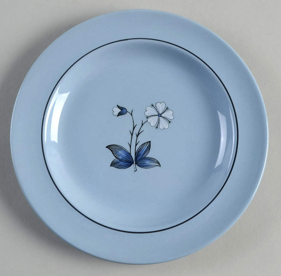 Woodland Black Bread & Butter Plate by Wedgwood-1