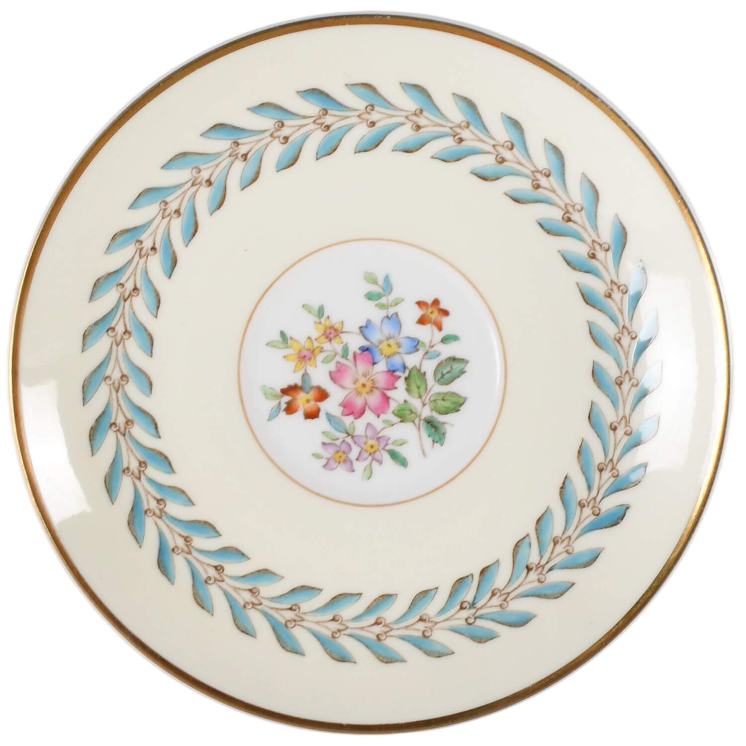 Woodstock (Gold Trim) Saucer by Wedgwood-1