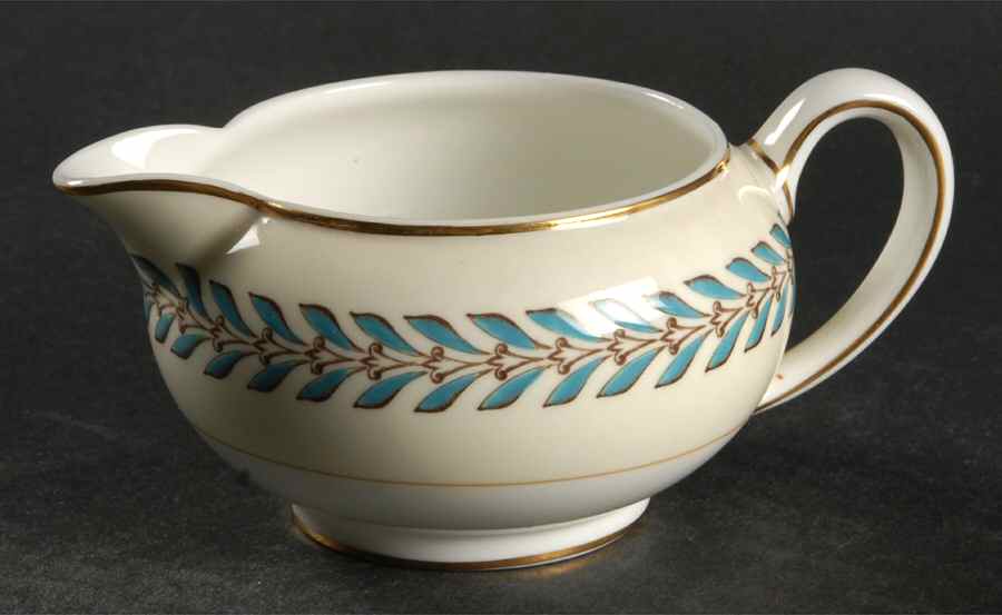 Woodstock (Gold Trim) 146 Shape Creamer by Wedgwood-1
