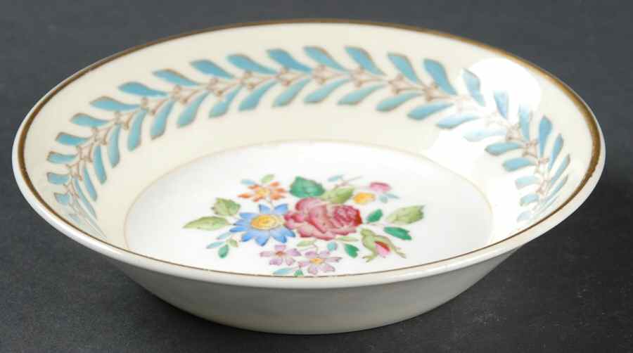 Woodstock (Gold Trim) Fruit/Dessert (Sauce) Bowl by Wedgwood-1