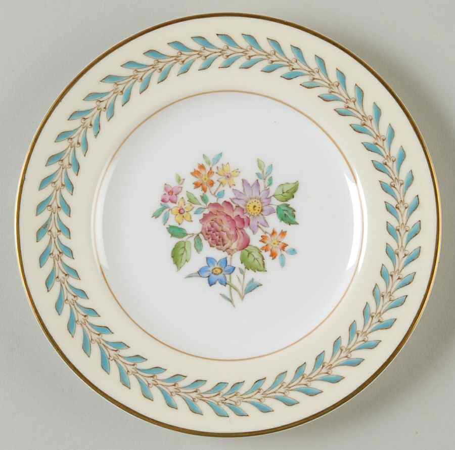 Woodstock (Gold Trim) Bread & Butter Plate by Wedgwood-1