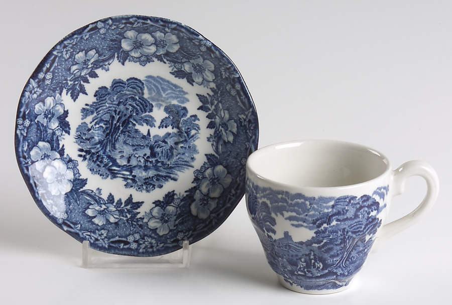 Woodland Flat Demitasse Cup & Saucer Set by Wedgwood-1