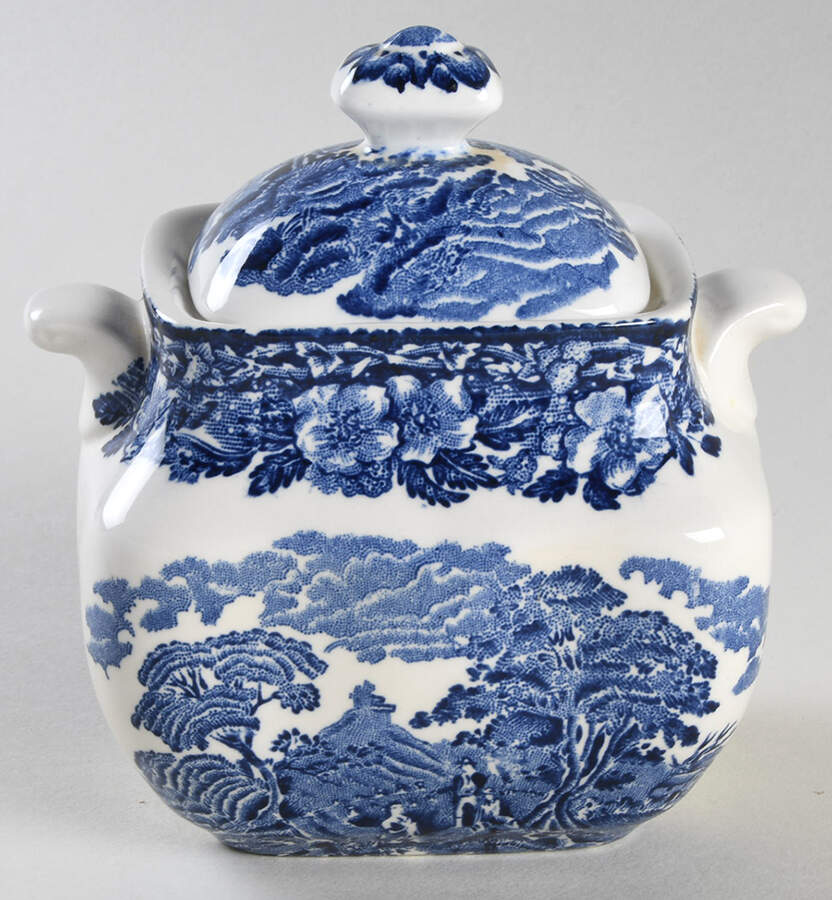Woodland Sugar Bowl & Lid by Wedgwood-1