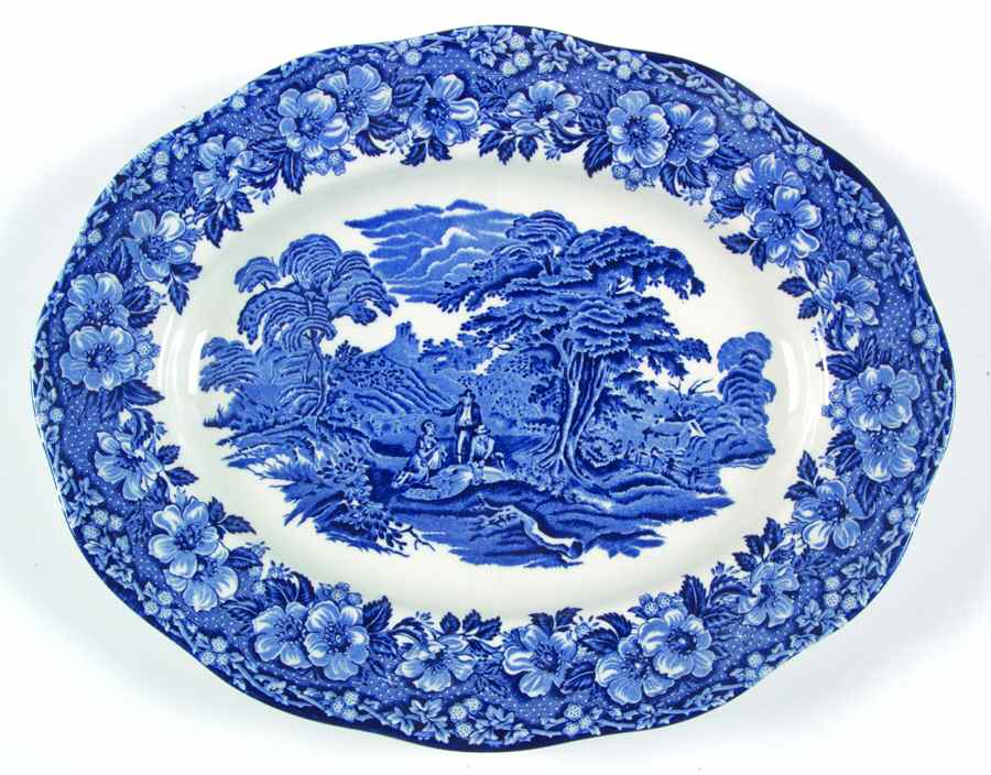 Woodland 11" Oval Serving Platter by Wedgwood-1