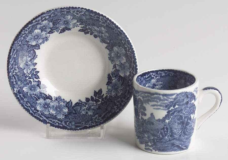Woodland Flat Demitasse Cup & Saucer Set by Wedgwood-1