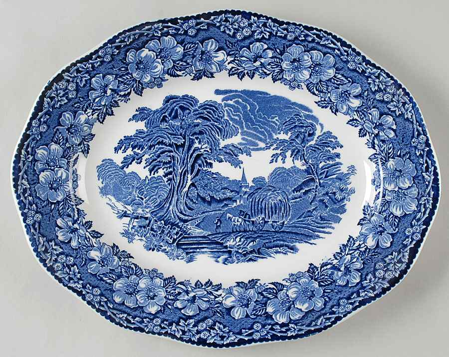 Woodland 13" Oval Serving Platter by Wedgwood-1