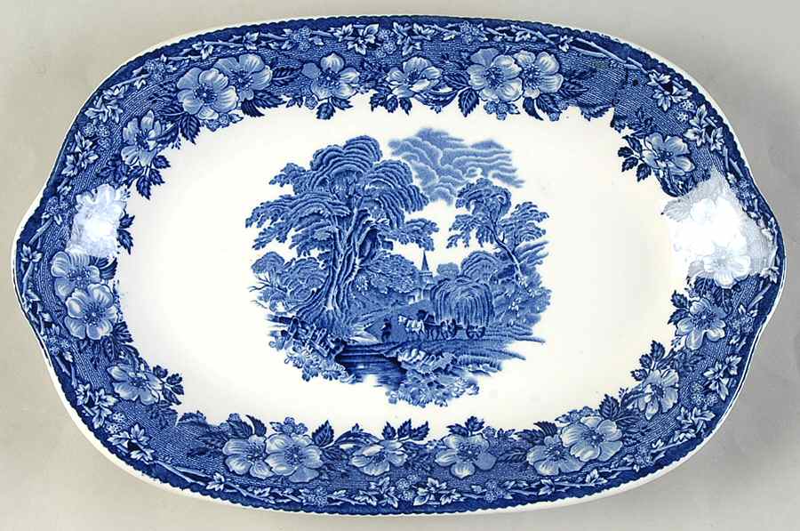 Woodland 10" Oval Serving Platter by Wedgwood-1