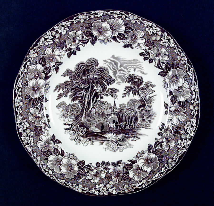 Woodland Brown Dinner Plate by Wedgwood-1