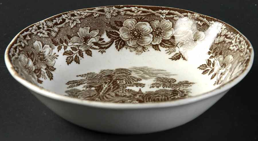 Woodland Brown Fruit/Dessert (Sauce) Bowl by Wedgwood-1