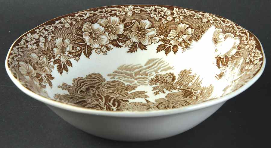Woodland Brown Coupe Cereal Bowl by Wedgwood-1