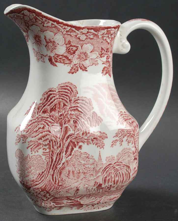 Woodland Pink (Unicorn Backstamp) 40 Oz Jug by Wedgwood-1