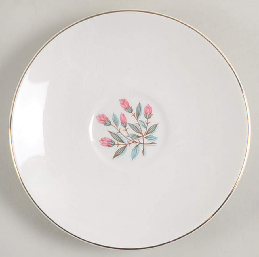 Pink Hope (Gold  Trim) Saucer by Wedgwood-1