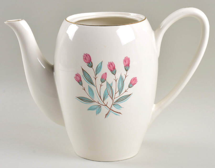 Pink Hope (Gold  Trim) Coffee Pot No Lid by Wedgwood-1