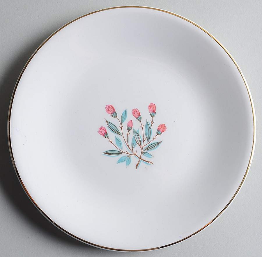 Pink Hope (Gold  Trim) Bread & Butter Plate by Wedgwood-1