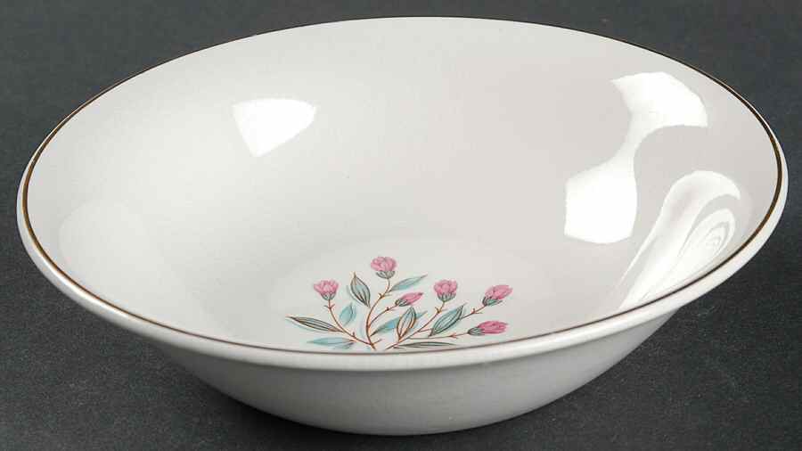 Pink Hope (Gold  Trim) Coupe Cereal Bowl by Wedgwood-1