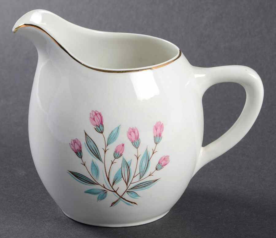 Pink Hope (Gold  Trim) Creamer by Wedgwood-1