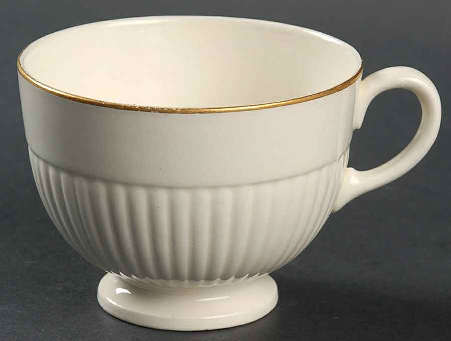 Edme (Gold Trim) Footed Cup by Wedgwood-1