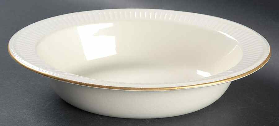Edme (Gold Trim) 9" Oval Vegetable Bowl by Wedgwood-1