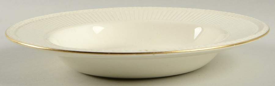 Edme (Gold Trim) Rim Soup Bowl by Wedgwood-1