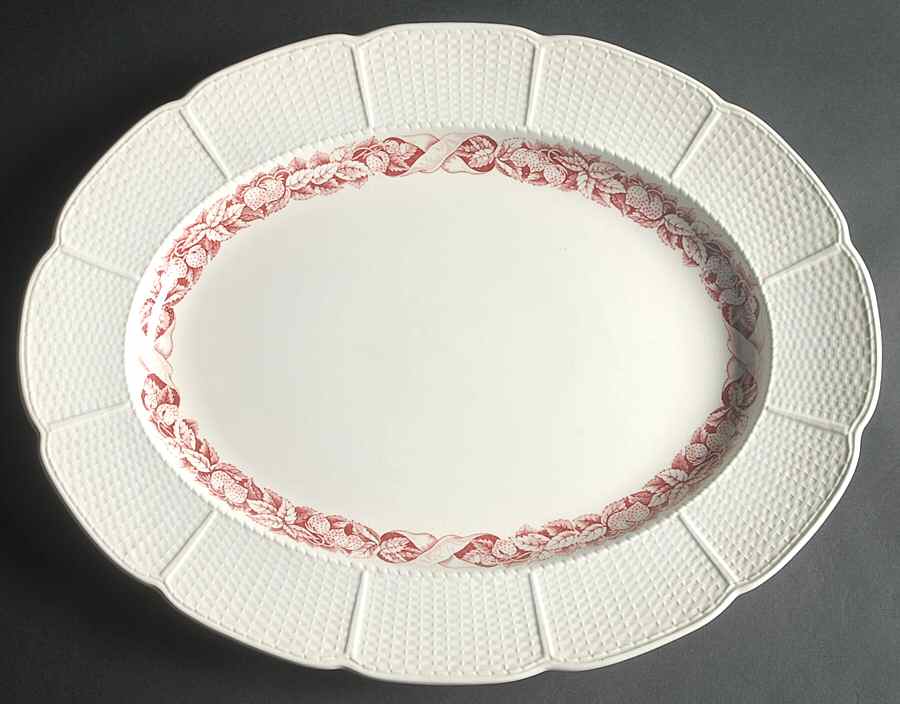 WW2 16" Oval Serving Platter by Wedgwood-1