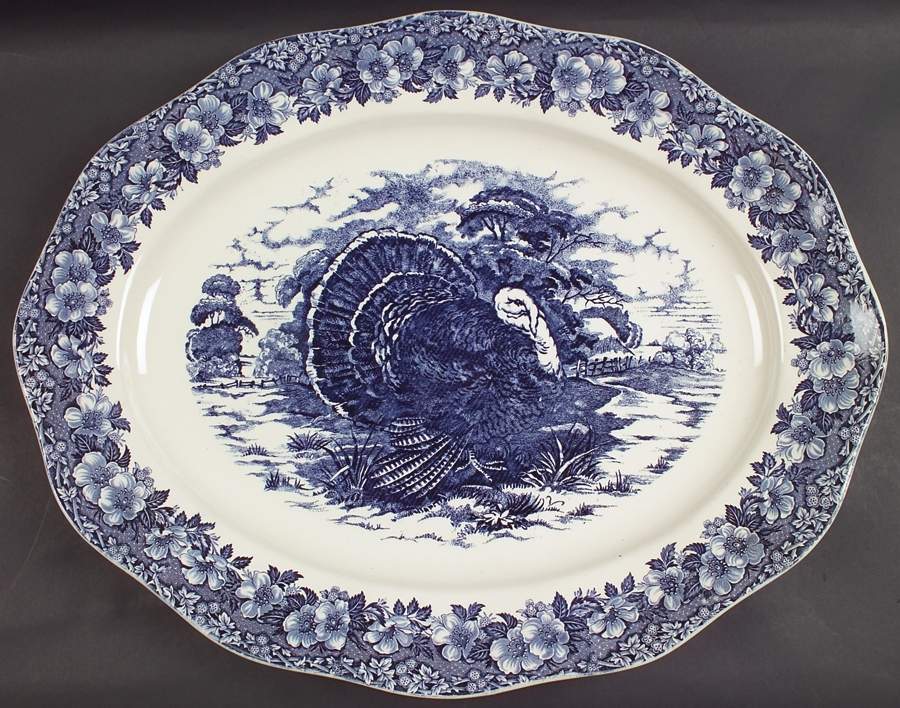 WW31 20" Oval Serving Platter by Wedgwood-1
