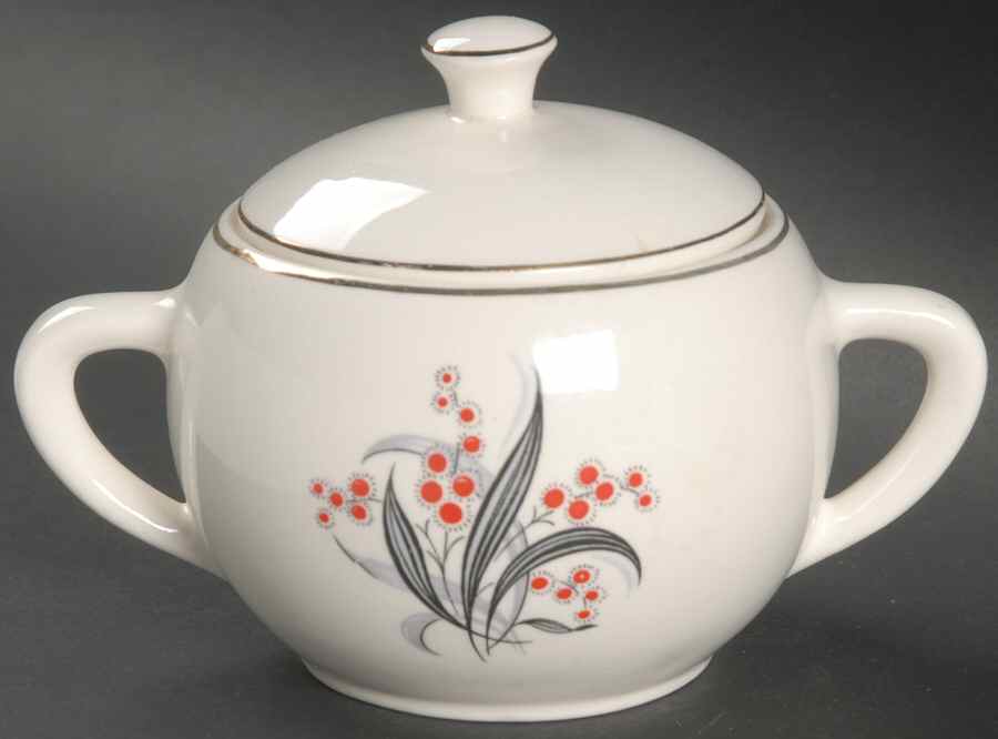 WW4 Sugar Bowl & Lid by Wedgwood-1