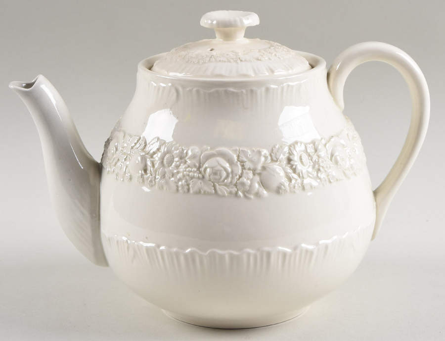 Rose Teapot & Lid by Wedgwood-1