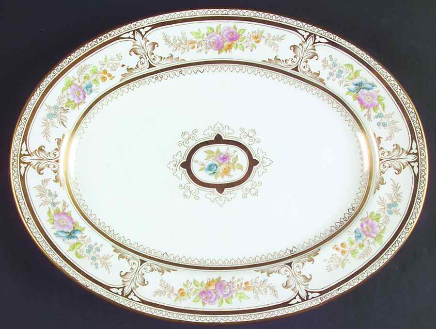 Havelock 15" Oval Serving Platter by Wedgwood-1
