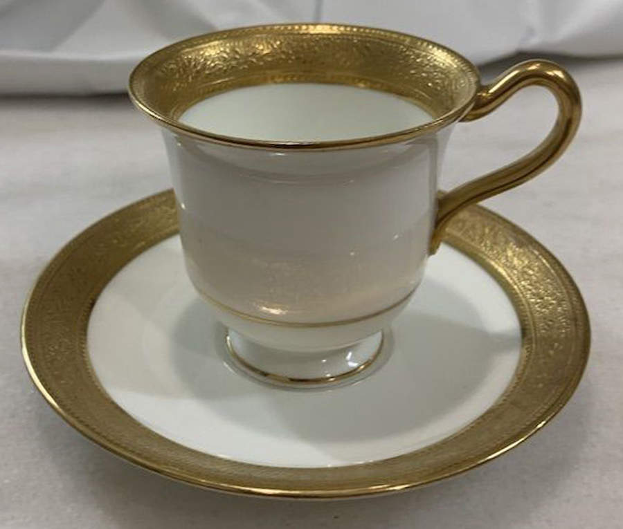 X6849 Footed Demitasse Cup & Saucer Set by Wedgwood-1