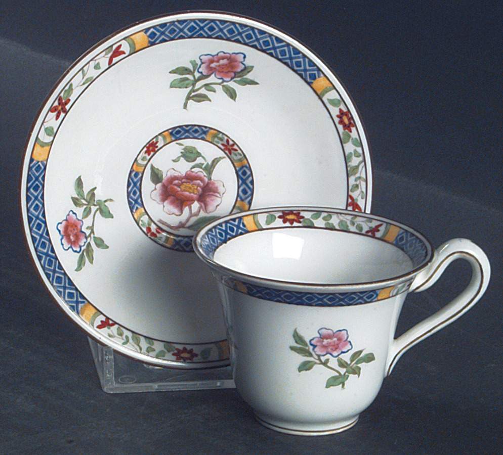 X9231 Flat Demitasse Cup & Saucer Set by Wedgwood-1