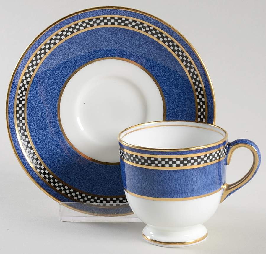 X9764 Footed Demitasse Cup & Saucer Set by Wedgwood-1