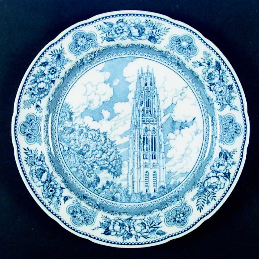 Yale University Blue (Not Embossed) Dinner Plate by Wedgwood-1