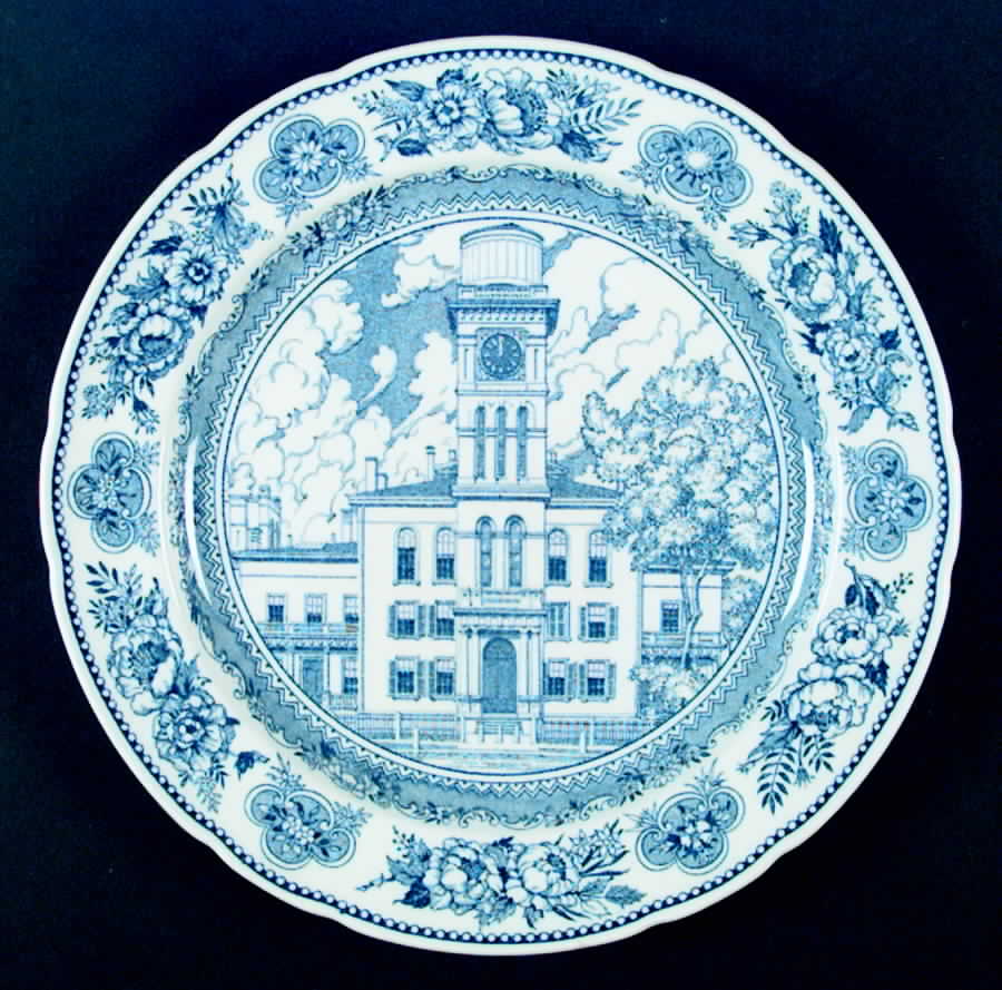 Yale University Blue (Not Embossed) Dinner Plate by Wedgwood-1