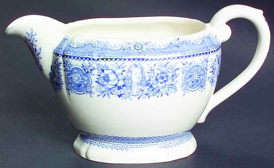 Yale University Blue (Not Embossed) Creamer by Wedgwood-1