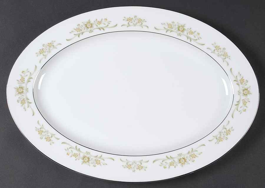 Aurora 14" Oval Serving Platter by Wyndham-1