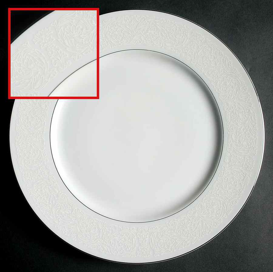 Bridal Lace Dinner Plate by Wyndham-1